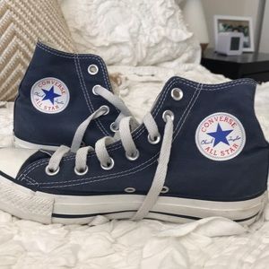 Navy High-Top Converse